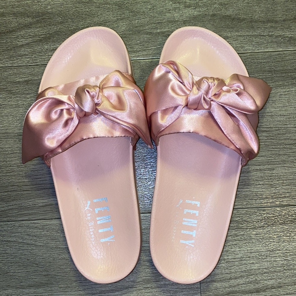 PUMA x Rihanna Slides in Pink (size 10.5)